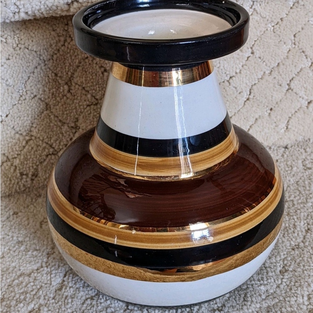 Rosenthal Netter Mid Century Modern MCM Bitossi Italy Ceramic Vase ~ Aldo Londi - Picture 4 of 8